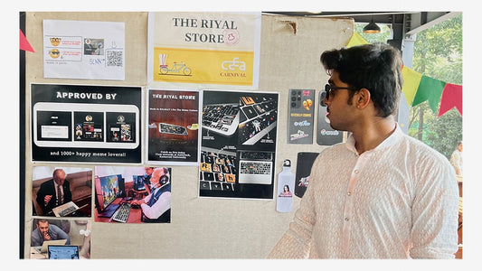 Riyal store's first offline stall