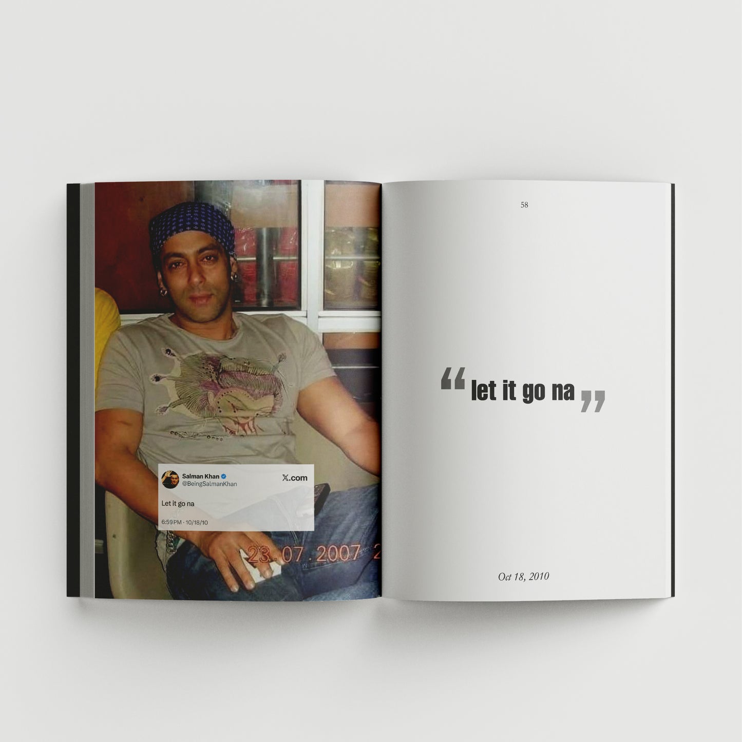 𝗕𝗛𝗔𝗜 𝗞𝗘 𝗗𝗢𝗛𝗘- An archive of Salman Khan tweets (Pre-order)