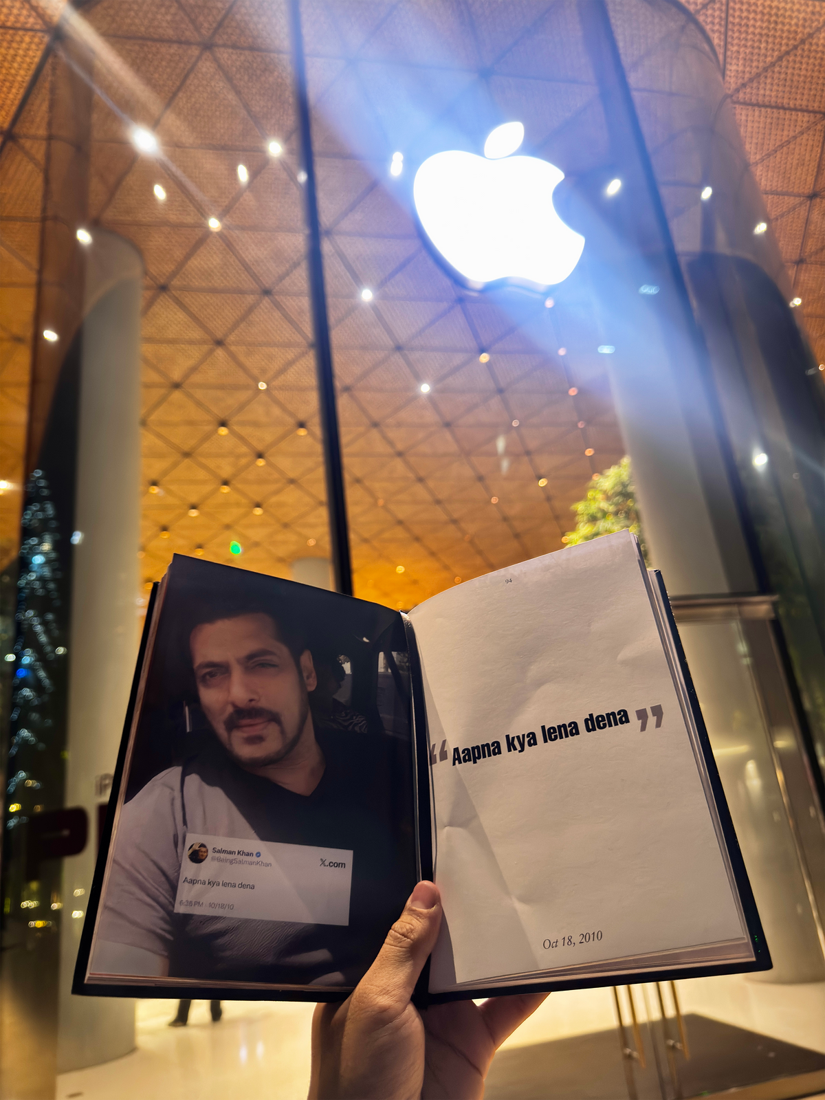 𝗕𝗛𝗔𝗜 𝗞𝗘 𝗗𝗢𝗛𝗘 𝟐.𝟎 Hardcover Edition- An archive of Salman Khan tweets