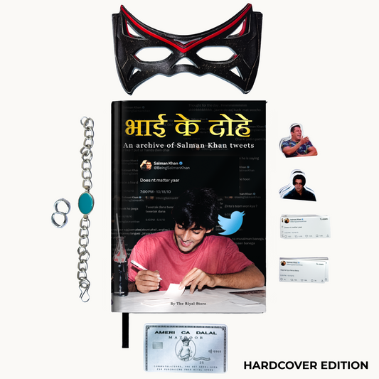 𝗕𝗛𝗔𝗜 𝗞𝗘 𝗗𝗢𝗛𝗘 𝟐.𝟎 Hardcover Edition- An archive of Salman Khan tweets