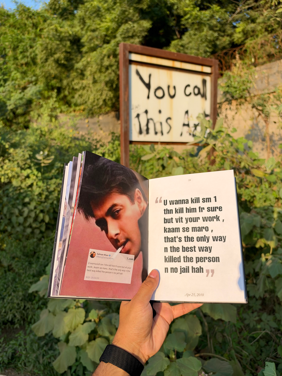 𝗕𝗛𝗔𝗜 𝗞𝗘 𝗗𝗢𝗛𝗘 𝟐.𝟎 Hardcover Edition- An archive of Salman Khan tweets