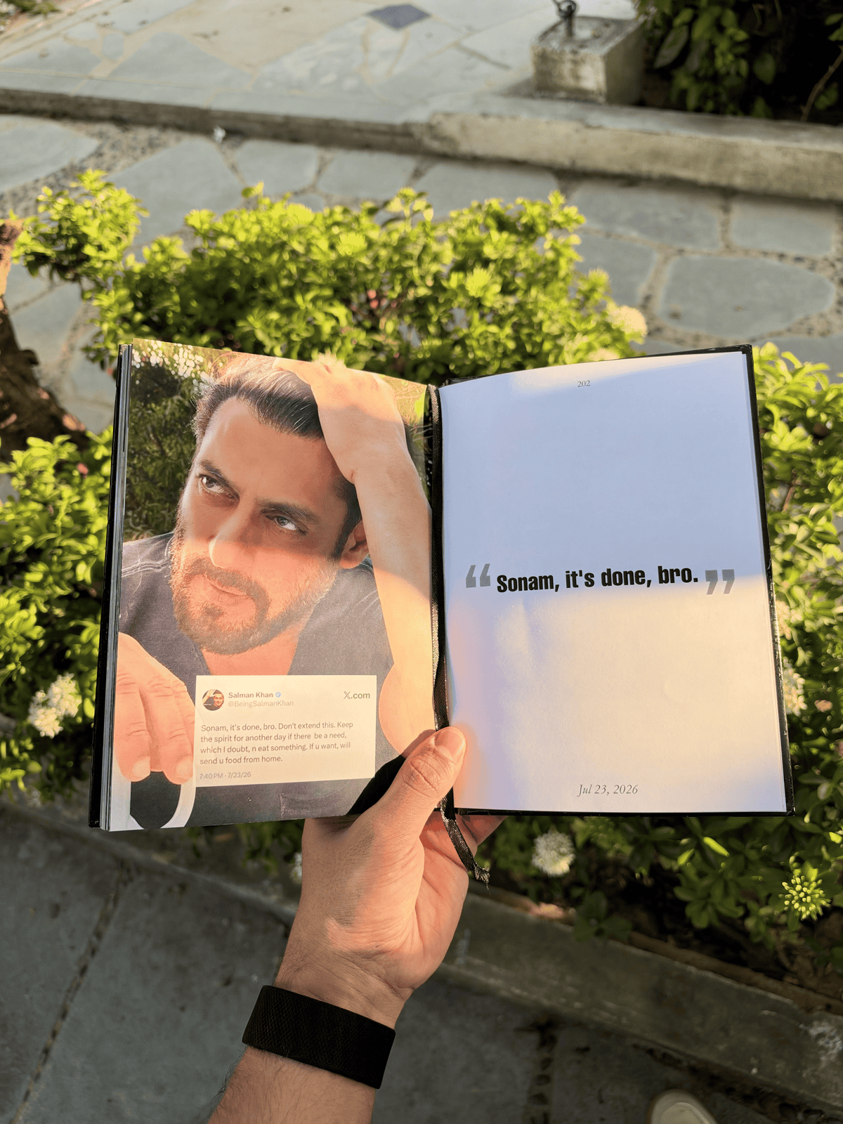 𝗕𝗛𝗔𝗜 𝗞𝗘 𝗗𝗢𝗛𝗘 𝟐.𝟎 Hardcover Edition- An archive of Salman Khan tweets