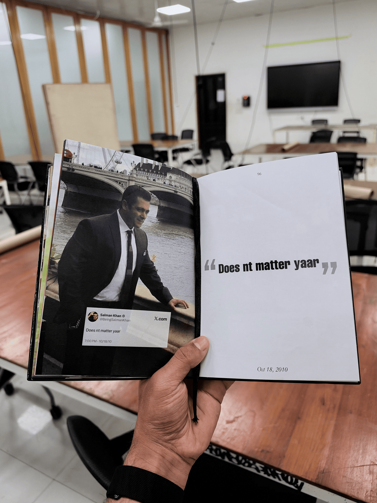𝗕𝗛𝗔𝗜 𝗞𝗘 𝗗𝗢𝗛𝗘 𝟐.𝟎 Hardcover Edition- An archive of Salman Khan tweets