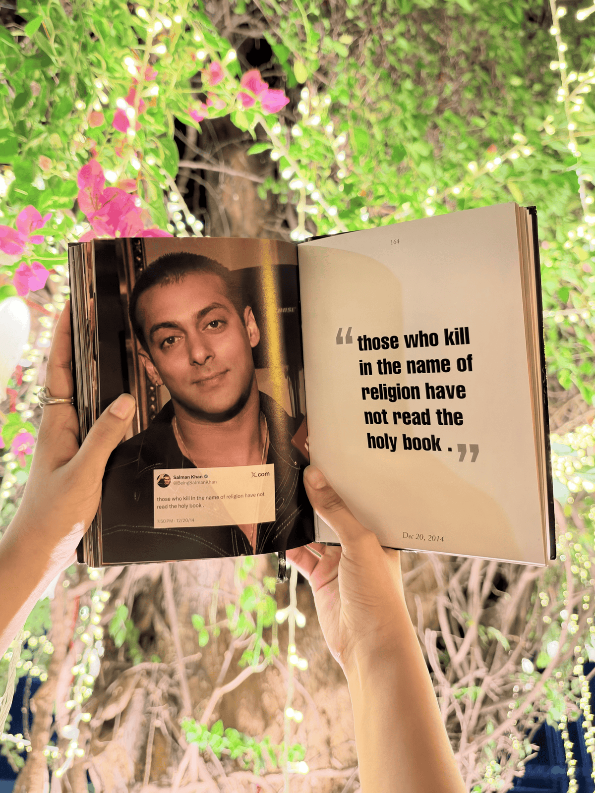 𝗕𝗛𝗔𝗜 𝗞𝗘 𝗗𝗢𝗛𝗘 𝟐.𝟎 Hardcover Edition- An archive of Salman Khan tweets