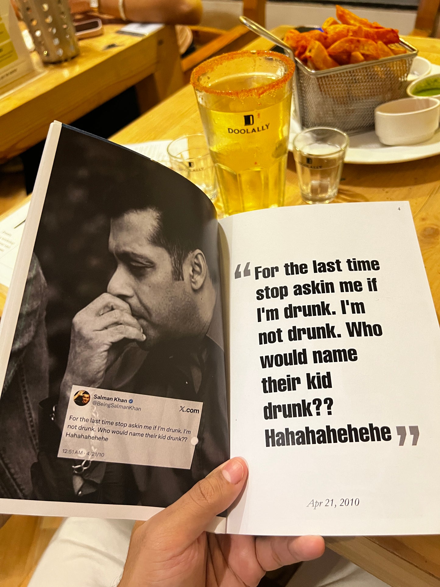 𝗕𝗛𝗔𝗜 𝗞𝗘 𝗗𝗢𝗛𝗘- An archive of Salman Khan tweets (Pre-order)