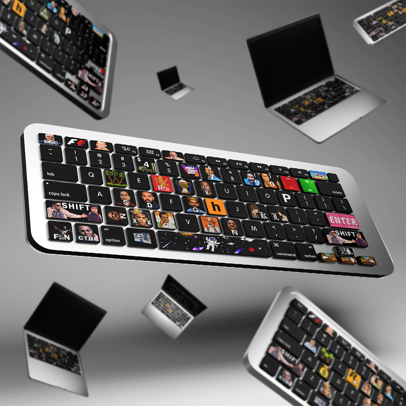 Meme Keyboard Stickers Pack