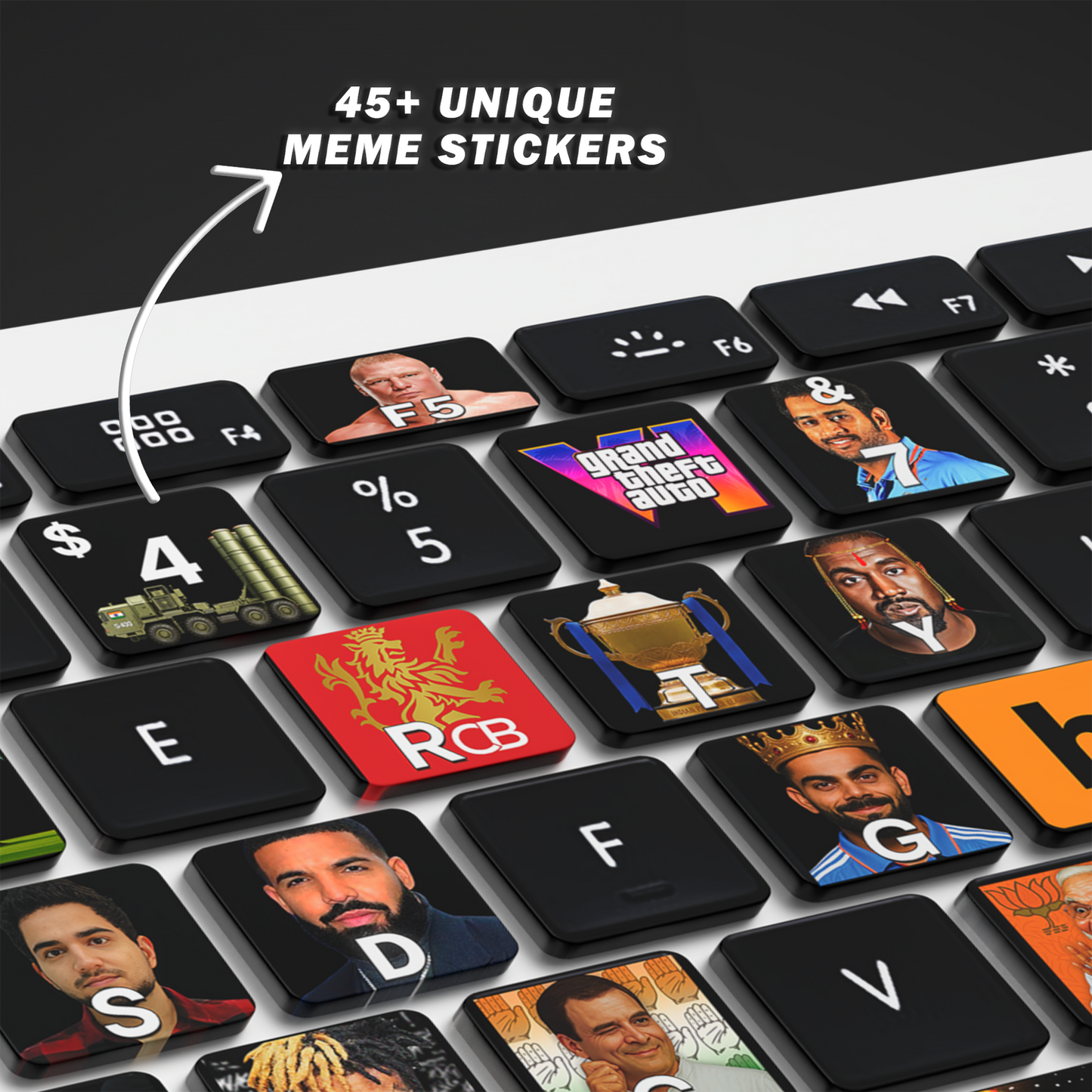 Meme Keyboard Stickers Pack
