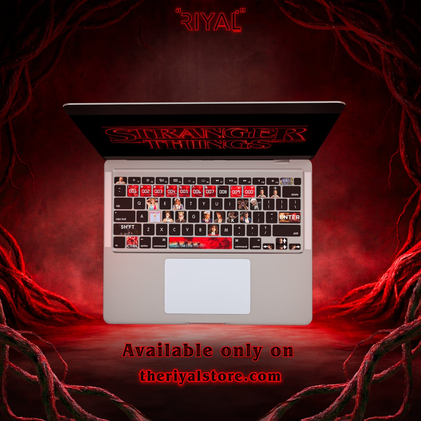 STRANGER THINGS KEYBOARD STICKERS PACK