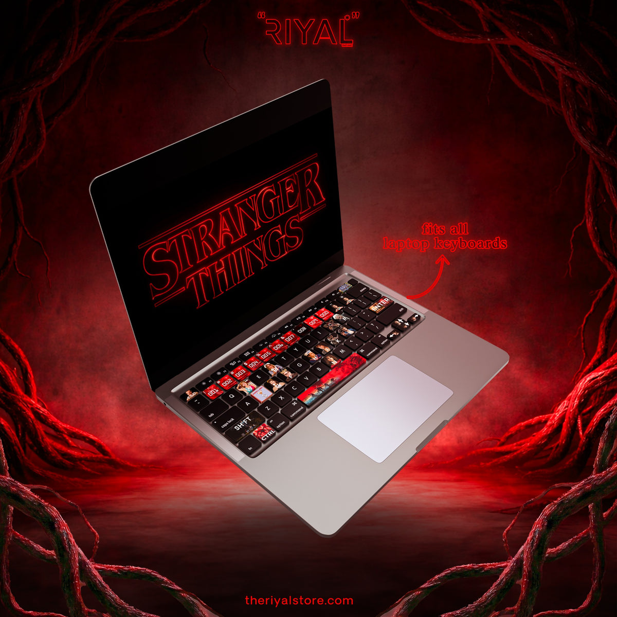 STRANGER THINGS KEYBOARD STICKERS PACK – The Riyal Store
