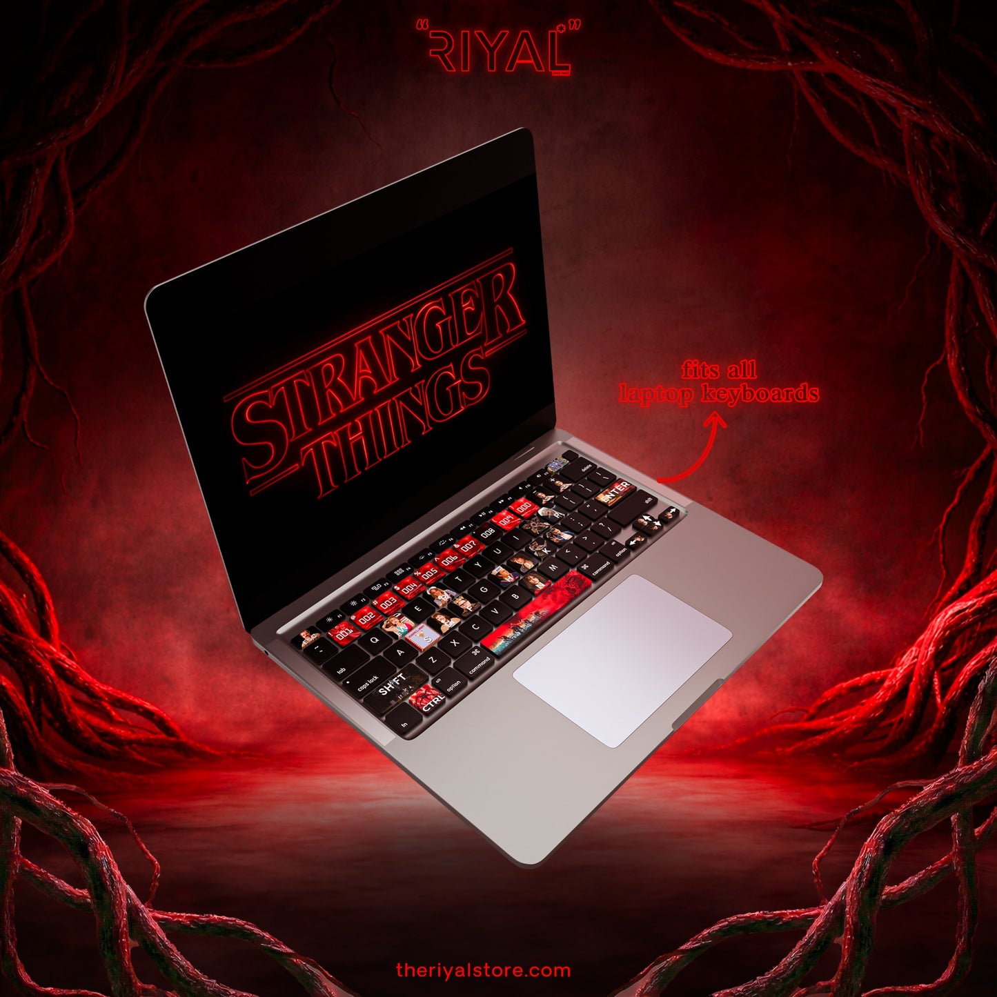 STRANGER THINGS KEYBOARD STICKERS PACK