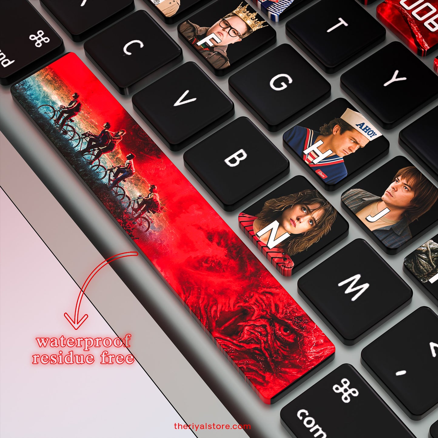 STRANGER THINGS KEYBOARD STICKERS PACK